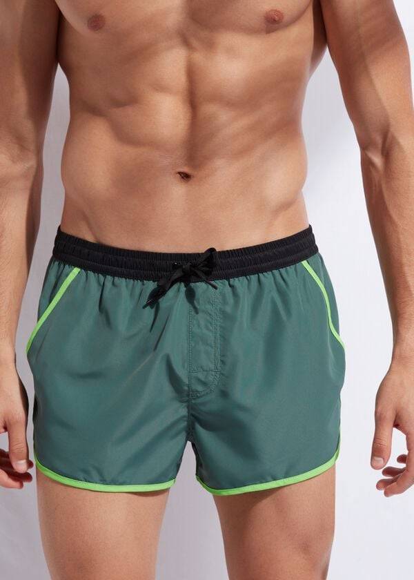 Traje De Baño Calzedonia Venice Beach Hombre Verde | CL2912AP